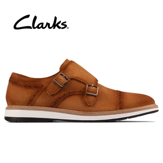 Clarks Chantry Monk Suede Mens Casual