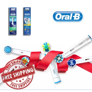 Image of Oral B Replacement Electric Toothbrush Head Refill ★ Cross Action ★ Dual Clean ★ Precision Clean ★ Sensitive Clean