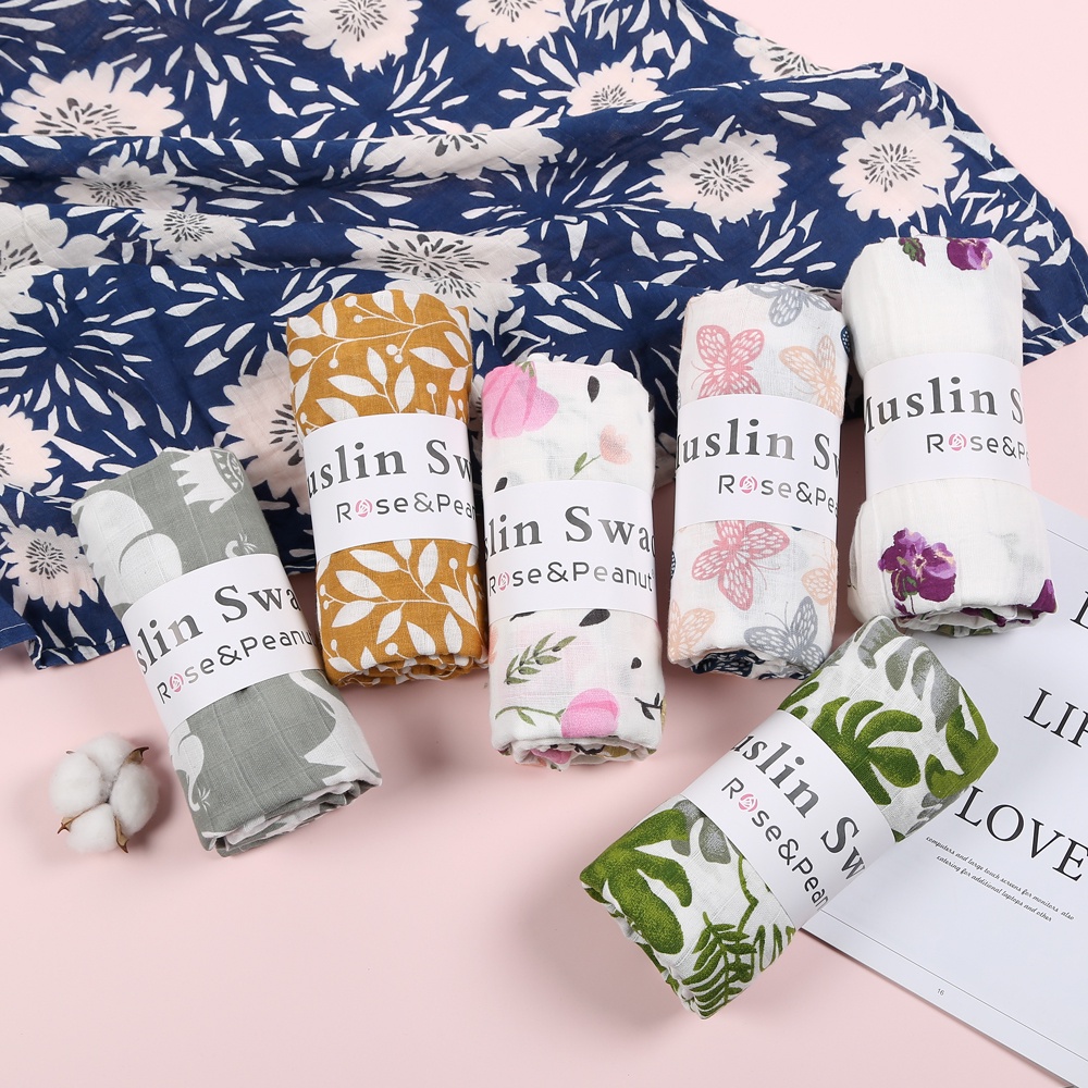 Lampin bayi / bedung / Muslin swaddle baby blanket