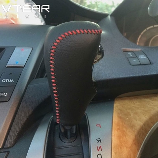 For Honda Stream Hand-stitched leather Gear cover