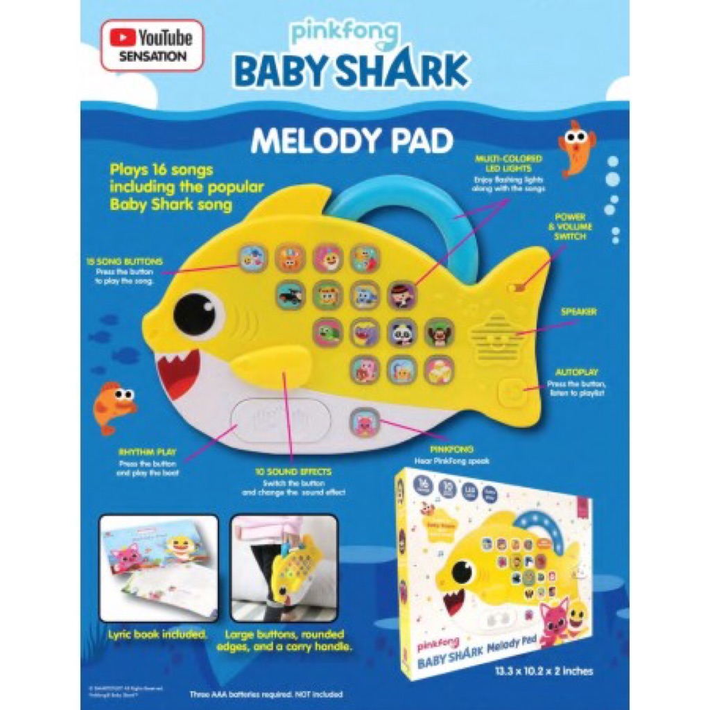 pinkfong baby shark melody pad