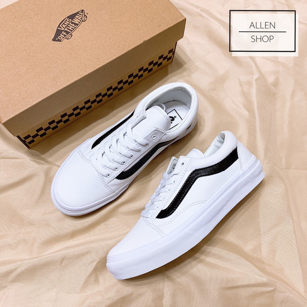 vans basic white