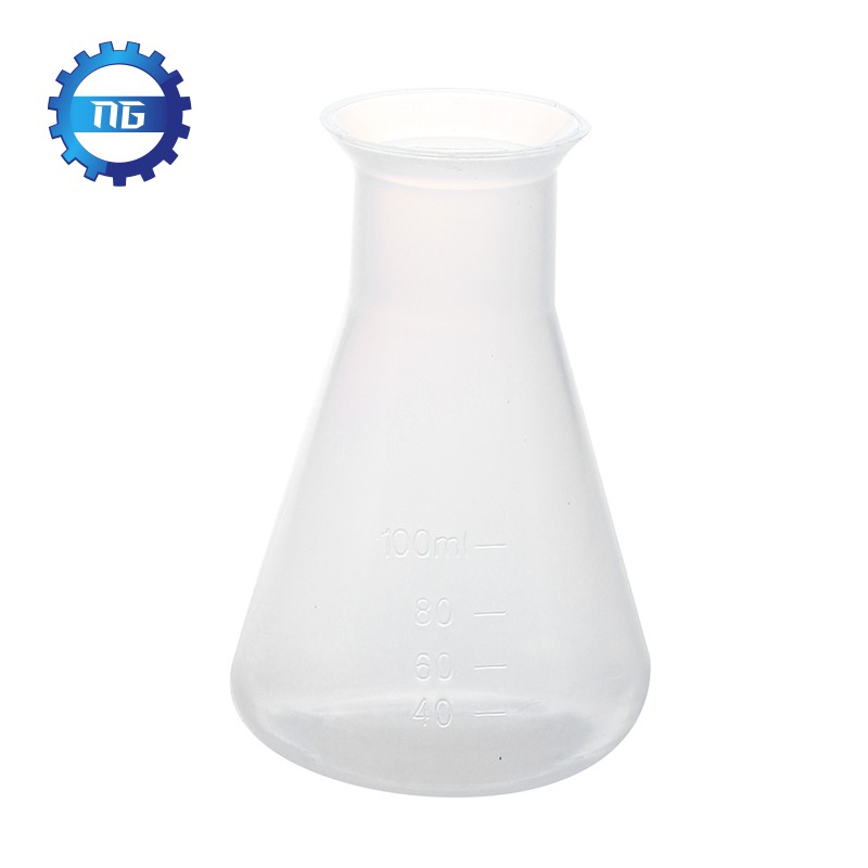 100ml Clear White Plastic Laboratory Chemical Conical Flask Shopee Singapore