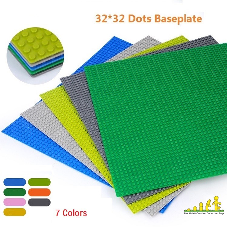 32 32 Dots Baseplate Compatible Major Brand Small Particle Building Block Floor Diy Large Size