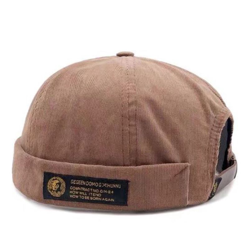 khaki beanie hat