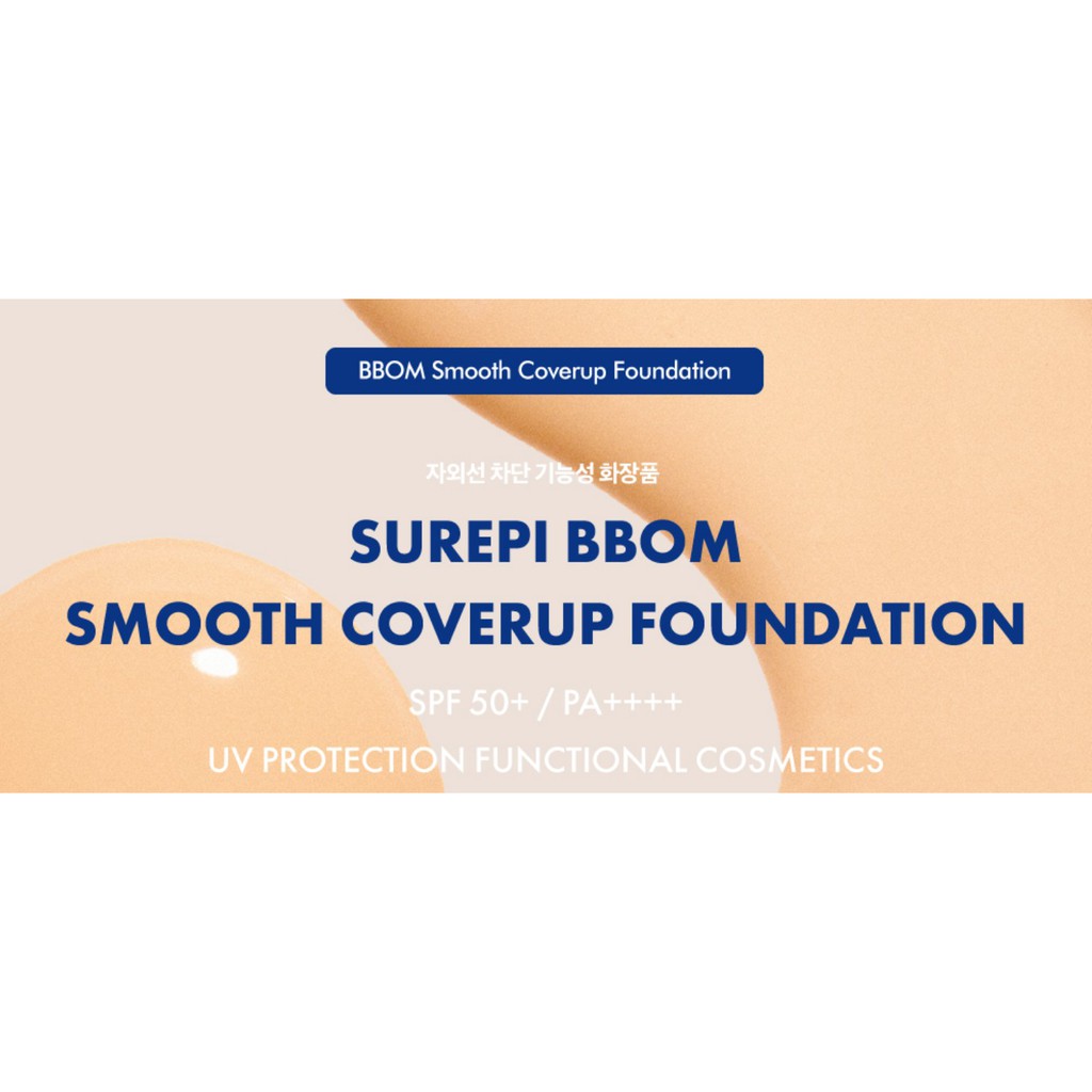 Surepi Bbom Smooth Coverup Foundation 25ml Shopee Singapore