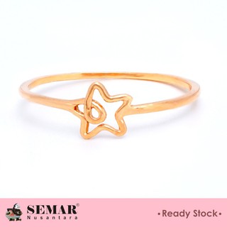 10k Semar  Nusantara  Gold Star Ring Shopee Singapore