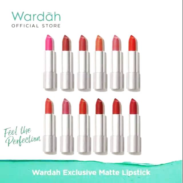 Wardah Exclusive Matte Lipstick 3 5 G Shopee Singapore
