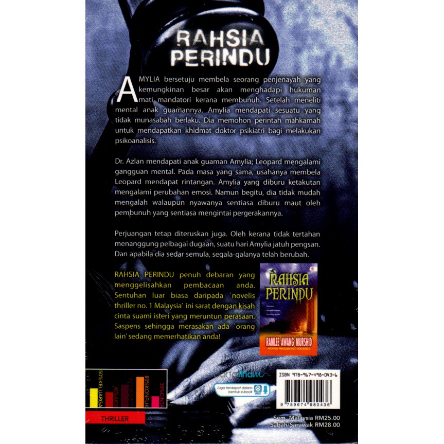 Myb Book Novel Ramlee Awang Murshid Katelog A Collection Prima Book Karangkraf Shopee Singapore