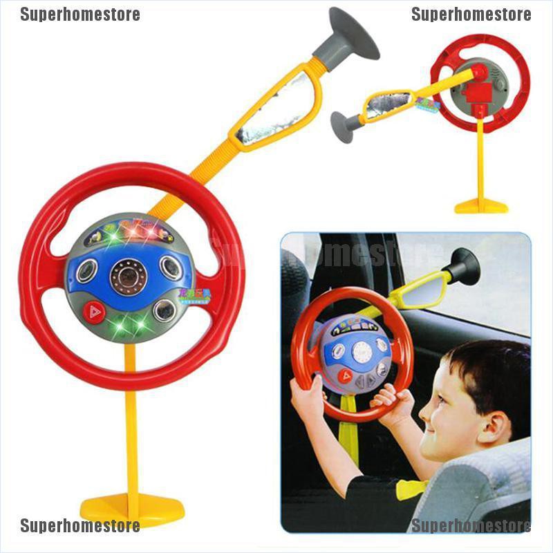 steering wheel for car seat toy