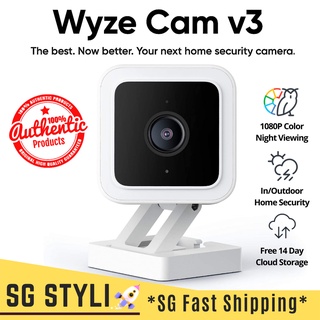 💯Wyze Cam V3 1080p HD Indoor/Outdoor Video Camera, 2-Way Audio, Color Night Vision, Alexa *2-3 Days Delivery*