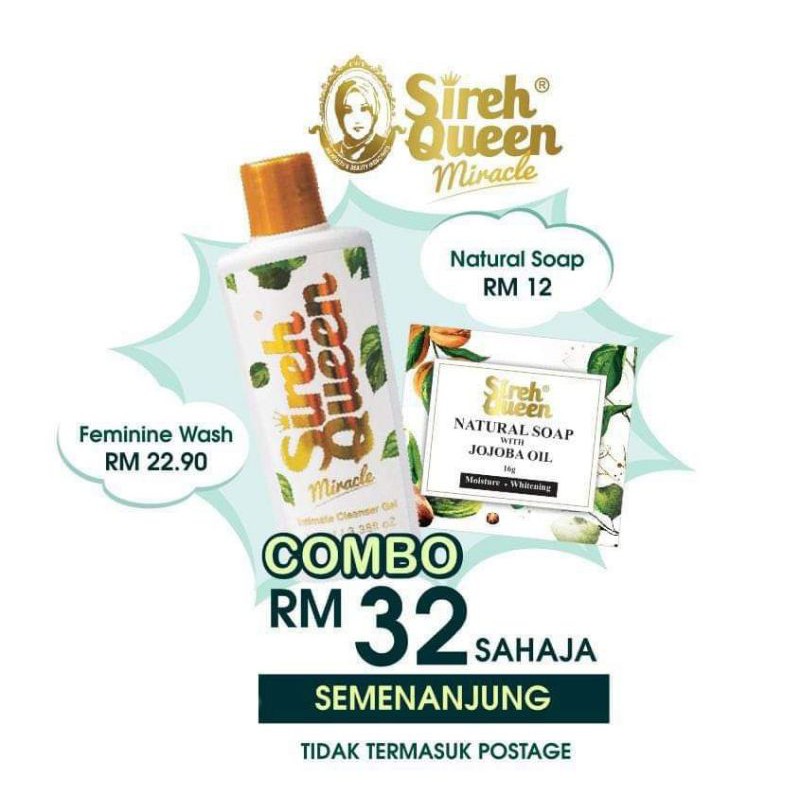 Shop Malaysia Sireh Queen Natural Soap Wash Le Ky Wash Shopee Singapore