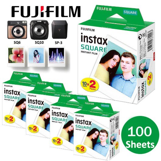 Fuji Instax SQUARE Instant Film 20s 40s 60s 80s 100s / Ready Stock