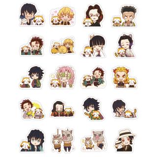 demon slayer series stickers 40pcsset anime