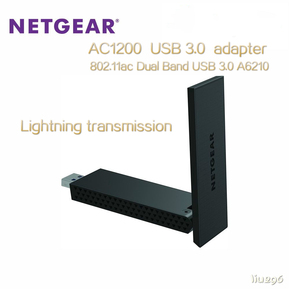 Netgear A6210 Ac1200 High Gain Wifi Usb Adapter 802 11ac Dual Band Usb 3 0 Shopee Singapore