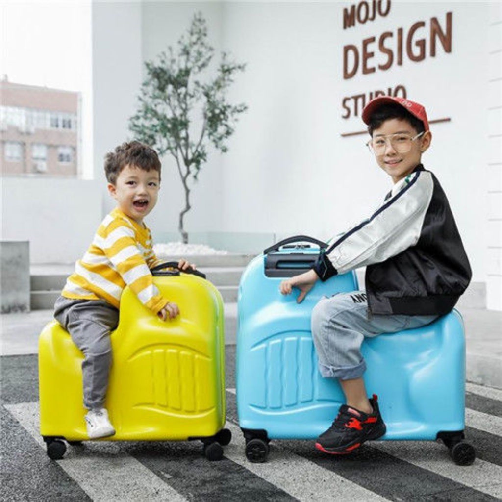 24/20 Inch Children's Trolley Case Can Sit Luggage, Universal Wheel Travel Case Suitcase