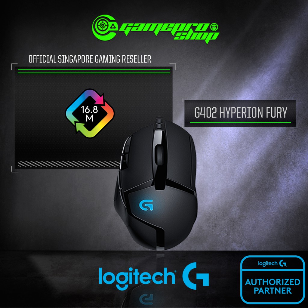 Logitech G402 Gaming Mouse 910 004070 2y Shopee Singapore