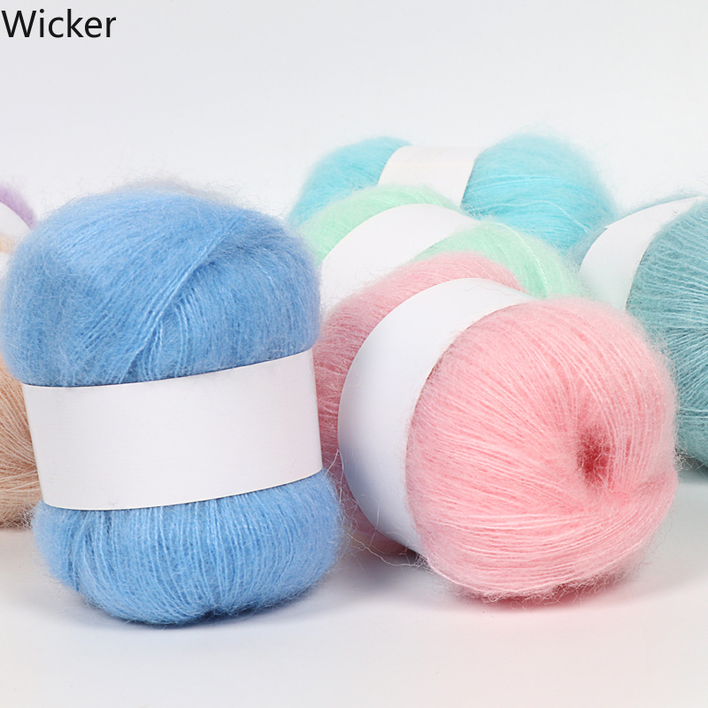 Latest 25 G Skein Soft Worsted Mohair Yarn Anti Pilling Ventilate Knitting Yarn For Hand Crocheting Shawl Hat Sweater Scarf Shopee Singapore