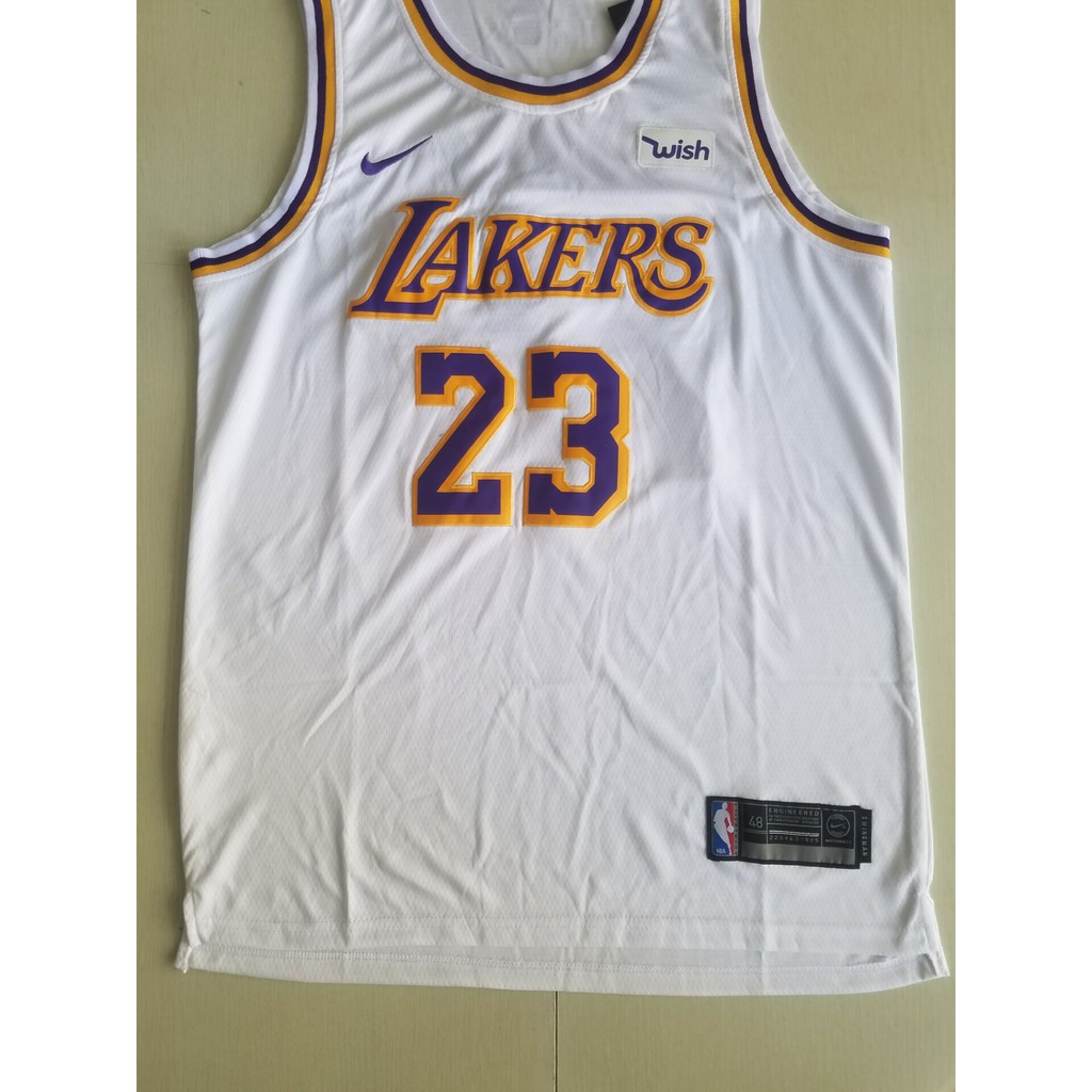 la lakers white jersey