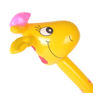 Phoneacc 1Pc Giraffe Frog Animal Inflatable Air Stick Blow Bar Party Kids Cheer up Props #8
