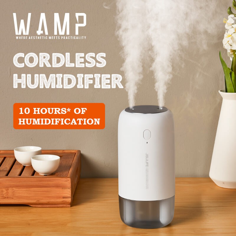 Minimalist Cordless Air Humidifier 3600mAh Portable USB Rechargeable