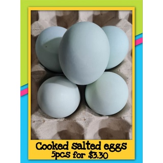 Cooked Salted eggs (5pcs)