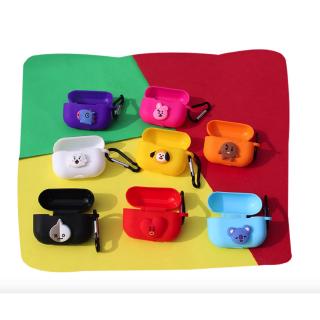 Korea BTS BT21 Silicone Soft Case Cover for Airpods Pro Airpods 3rd Apple Bluetooth Earphone ...