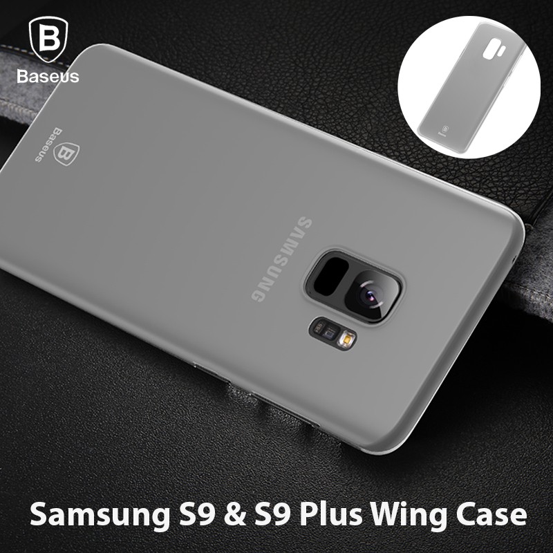 Ursa Mart  BASEUS Wing Case for Samsung S9 / S9 Plus  Cover  Casing  Thin  Light  Anti Fingerprint