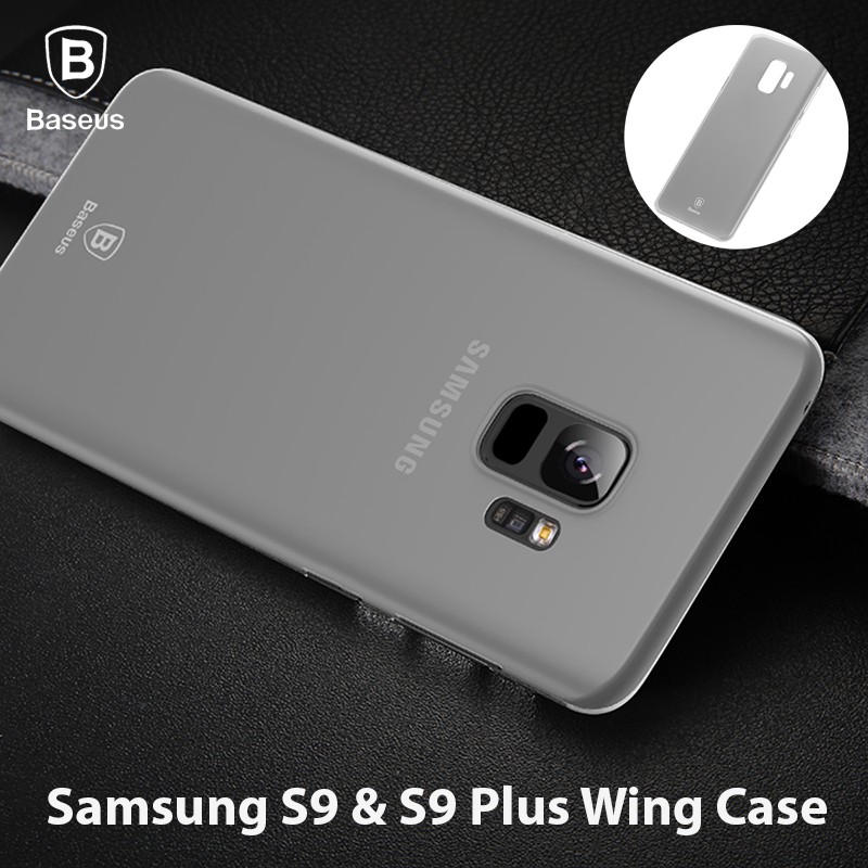 Ursa Mart BASEUS Wing Case for Samsung S9 / S9 Plus Cover Casing Thin Light Anti Fingerprint