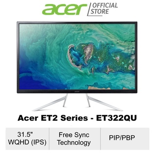 Acer ET322QU 31.5” WQHD (IPS) 2560 x 1440 resolution Monitor