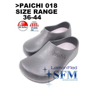 Image of Kitchen Shoes P 018 Size 36 - 44 Made In Taiwan slippers black SG Retailer Men Lady Safety Indoor Outdoor PAICHI Working