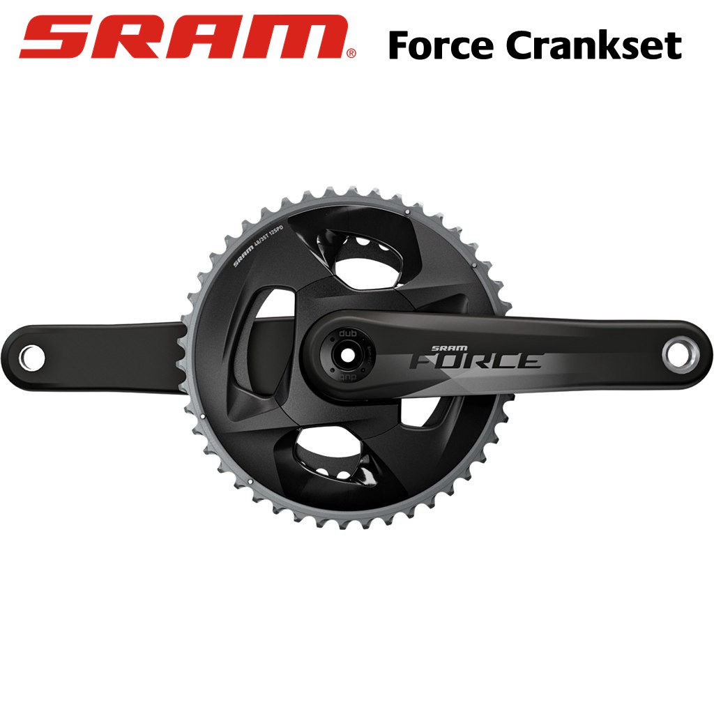 165mm carbon crankset