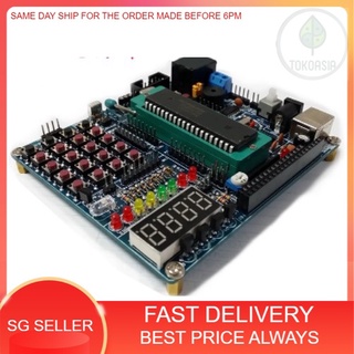51 Microcontroller DIY KIT STC89C52 Microcomputer MINI System MCU Development Board Electronic Suite Module assembly