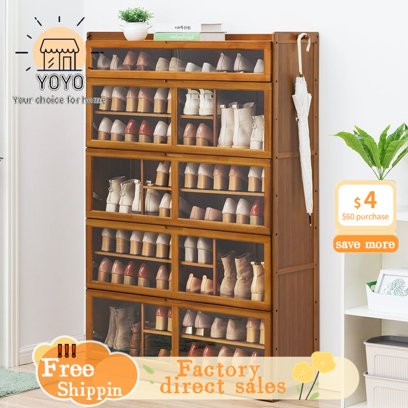 Shoe storage shoe rack solid wood shelf for