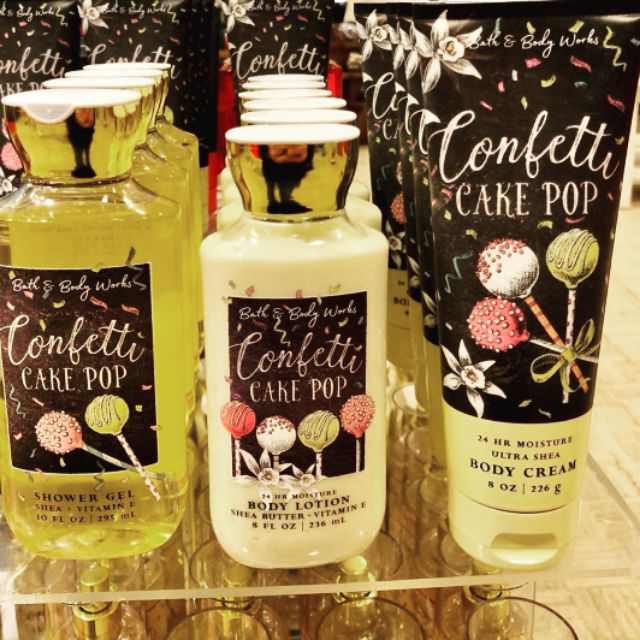 bath and body works confetti cake pop candle