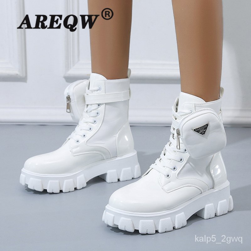 women's lace up designer boots
