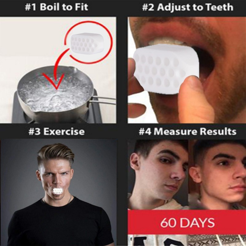 Does Chewing Gum Help Jawline? Before After Chewing Falim Gum For A