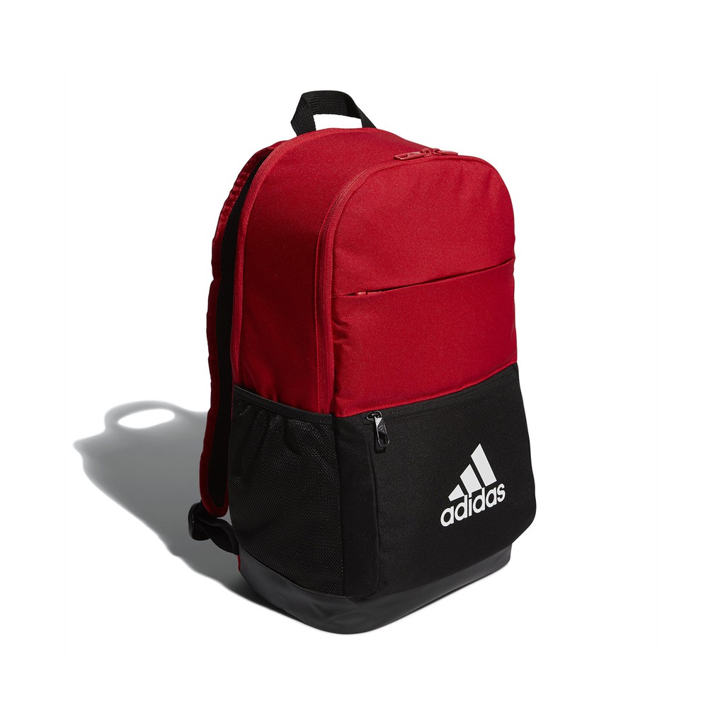 adidas red and black backpack