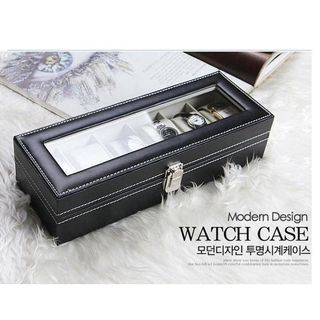 Slot Watch Luxury Case Box Jewelry Storage Display -  [3/6/10/12] #7