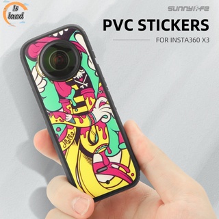 【IS】 Pvc Stickers Decals Anti-scratch Protective Skin Film Accessories Compatible For Insta360 X3 Panoramic Camera