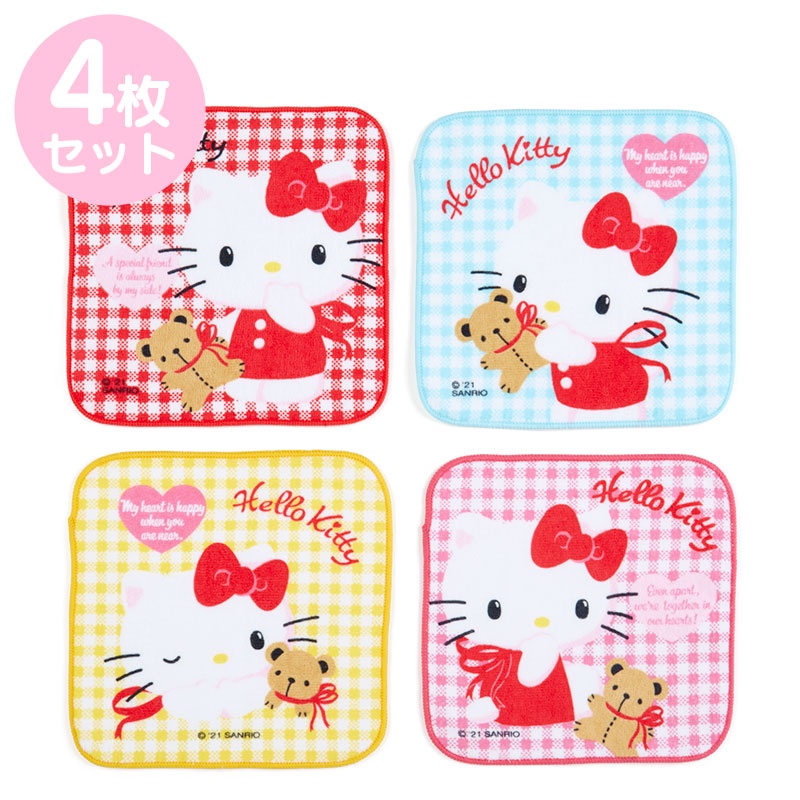 Japan Sanrio Hello Kitty Petit Towel Set of 4 (Bear) N-2205-044563 | Shopee  Singapore