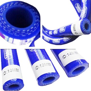 Samco Three-Layer Silicone Tube Vacuum Blue Explosion-Proof Water Pipe Breathing Modified Cooling Inner Diameter 6 8 10 12 14 1 1.0m