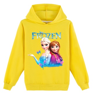 Frozen Children's Hoodie Baby Cartoon Jacket Korean Girls Sweet Multicolor Top #4