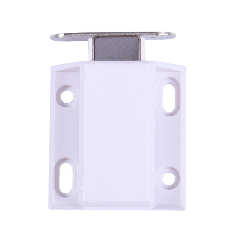 White Push To Open Magnetic Door Drawer Cabinet Catch Touch Latch Shopee Singapore