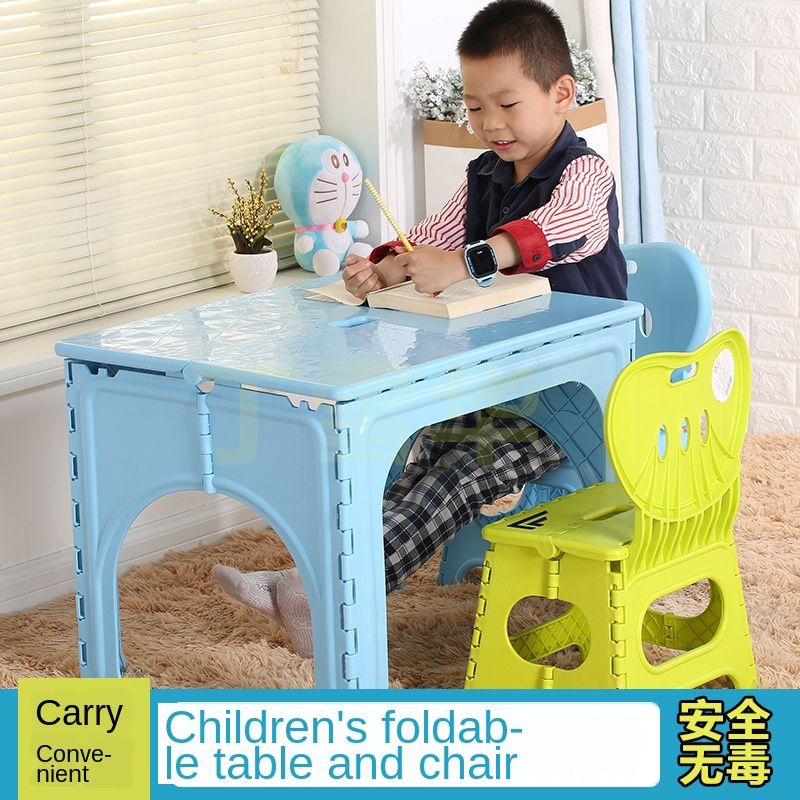 small children's folding table and chairs