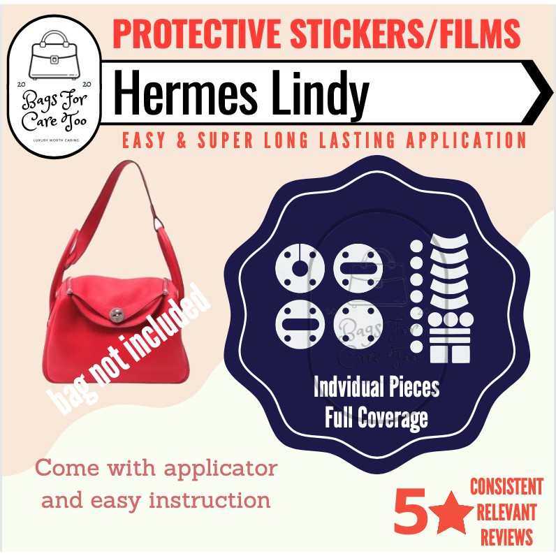 Protective Stickers Hermes Lindy 19 26 30 Prevent Scratches On Hardware Logo Bag Studs Bag Care Shopee Singapore