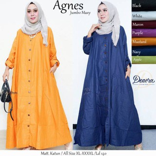 PROMO GAMIS  SYARI JUMBO  PLAIN LD 140 MATERIALS OF BUSUI 