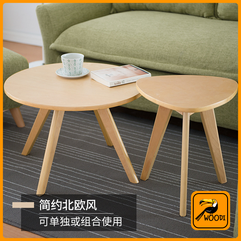 Coffee Table Solid Wood Round Small, Best Coffee Table Singapore