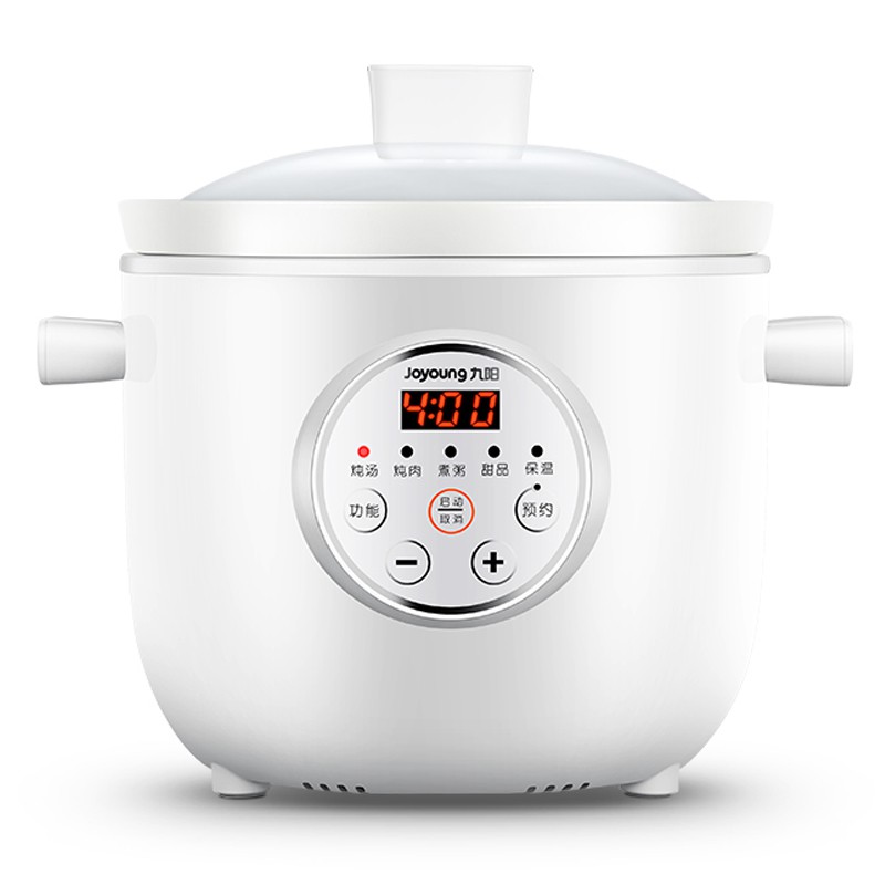 Joyoung DGD1505BM 1.5L Electric Slow Cooker/ White Ceramic/ Up to 12