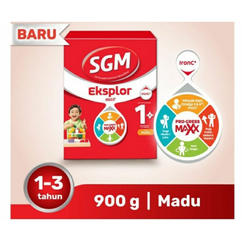 Sgm Exploration 1+ Plus Honey Milk, Vanilla Box 900gr | Shopee Singapore